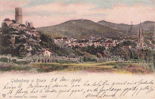 Ak Bad Godesberg Bonn am Rhein, Panorama