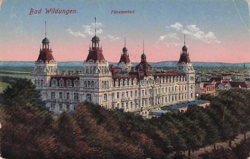 Bad Wildungen Hotel und Badehaus Fuerstenhof Kat. Bad Wildungen