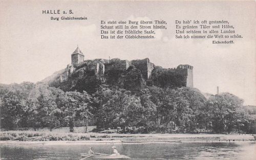 Halle Saale Burg Giebichenstein Kat. Halle