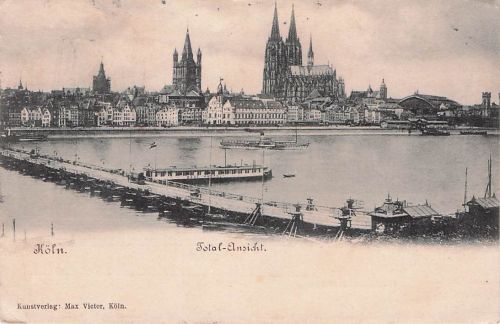 Ak Köln am Rhein, Ansicht von Deutz aus