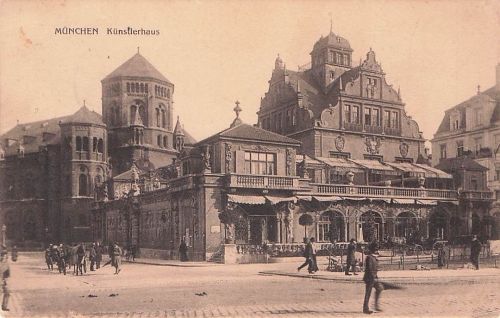 AK München, Künstlerhaus und Synagoge