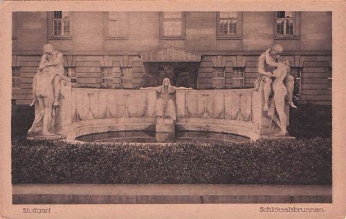 Stuttgart Schicksalsbrunnen.
