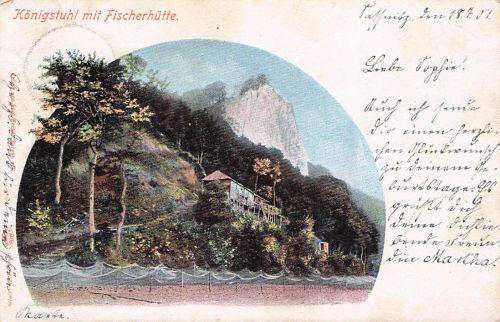Ansichtskarte Koenigstuhl_Ruegen_Insel Fischerhuette