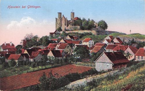 Ak Bornhagen im Eichsfeld, Burg Hanstein
