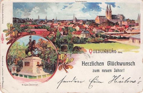 Quedlinburg Harz Sachsen Anhalt Sieges Denkmal Kat. Quedlinburg