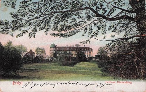 Ansichtskarte Brakel Schloss Hinnenburg