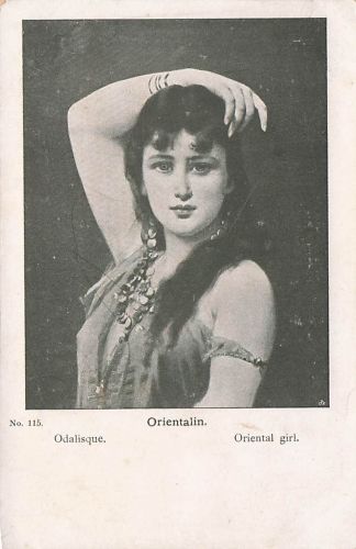 Orientalin. Odalisque. Oriental girl.