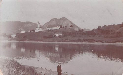 Ak Ústí nad Labem Aussig an der Elbe, Ort mit Umgebung