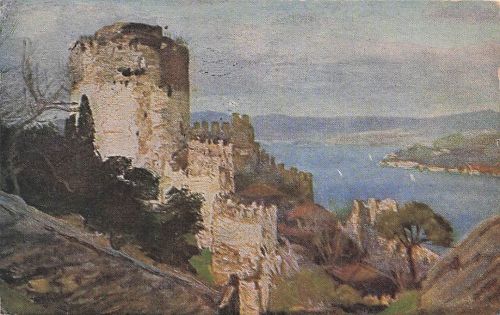 Künstler Ak Macco, Georg, Konstantinopel Istanbul Türkei, Kastell Rumeli