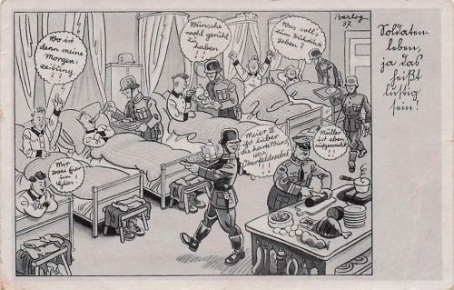 Feldpost 1941; Humoristisch-propagandistische Karte