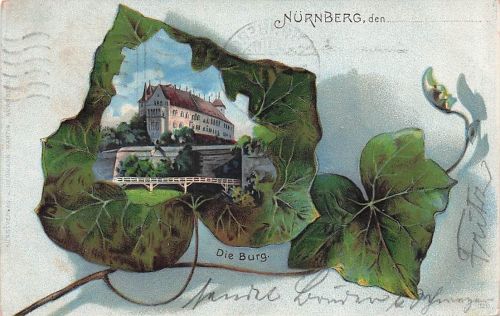 Passepartout-Lithographie Nürnberg, Die Burg