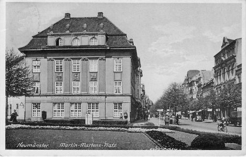 Ak Neumünster in Holstein, Martin-Martens-Platz