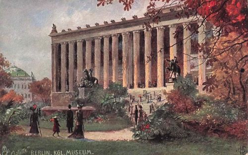 Berlin Koenigliches Museum Kuenstlerkarte Kat. Berlin
