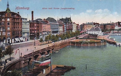 AK / Hamburg Alter und Neuer Junfernstieg Kat. Hamburg