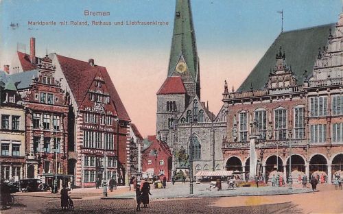 AK / Ansichtskarte Bremen Marktplatz Bremen