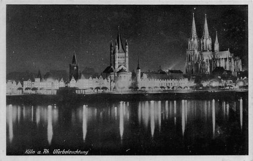 Köln a. Rh. Uferbeleuchtung