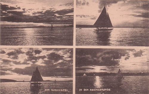 AM WANNSEE IN DER ABENDSTUNDE