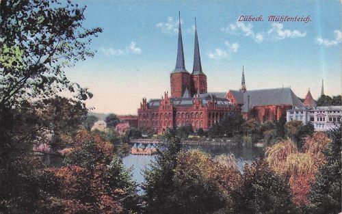 LÜBECK, Mühlenteich,