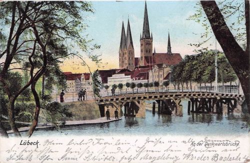 Luebeck Dankwartsbruecke Kat. Luebeck