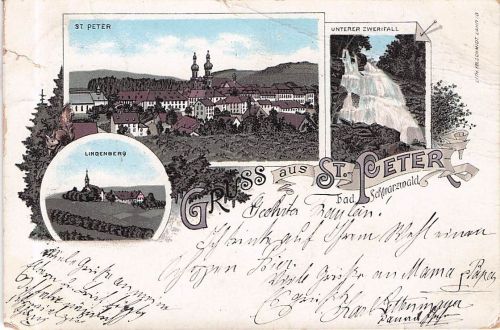 Gruss aus St. Peter, Bad Schwarzwald".