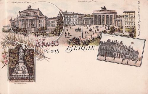 Lithographie Berlin Reichstag / Berlin /Berlin Stadtkreis