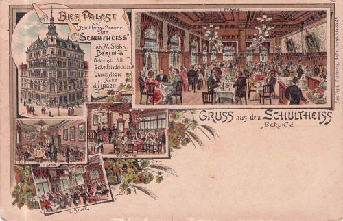 GRUSS aus dem SCHULTHEISS BERUN, d