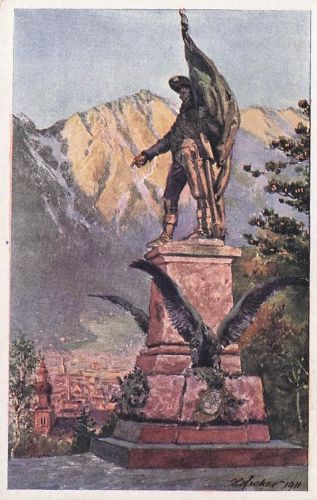 Künstler Ak Innsbruck in Tirol, Andreas Hofer-Monument