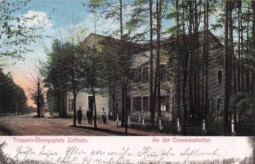 Truppen-Übungsplatz Zeithain. An der Commandantur.