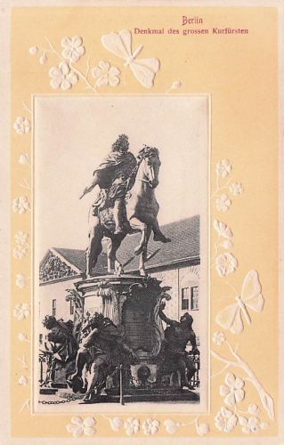 Berlin Kurfuersten-Denkmal Kat. Berlin