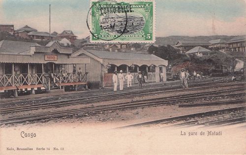 Belgien kongo Matadi Gare de Matadi 1900