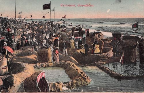 Westerland, Strandleben. Schiffspost Marine
