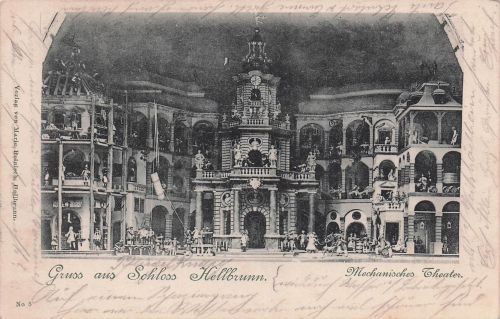 Ansichtskarte Theater Mechanisches Theater Hellbrunn Salzburg Kat. Theater