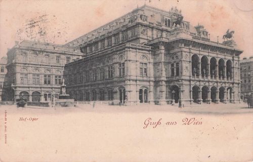 AK / Ansichtskarte Wien Hof Opern Theater Wien