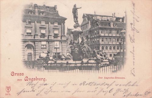 AK / Ansichtskarte Augsburg Augustusbrunnen Kat. Augsburg