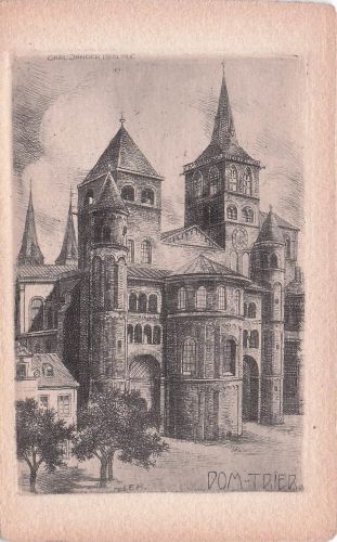 Künstler Ak Trier an der Mosel, Dom