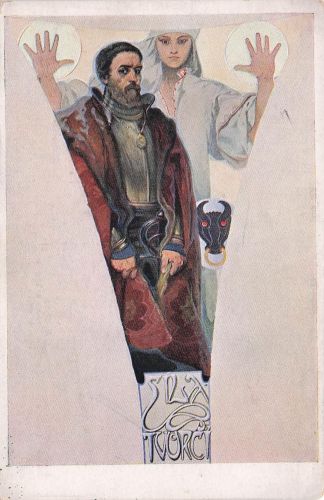 Jugendstil Künstler Ak Mucha, Alfons, La Force createure, Tvurci