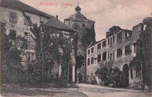 AK Heidelberg, Schloß, Ruprechtsbau,