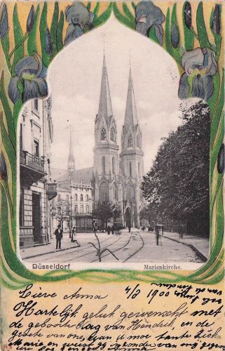 Düsseldorf - Marienkirche - Litho