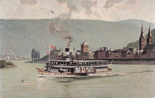 AK Dampfer der Köln-Düsseldorfer Rheindampfschiffahrt