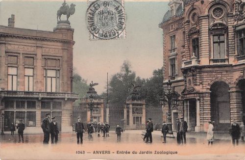 Anvers Antwerpen Entree du Jardin Zoologique Kat.