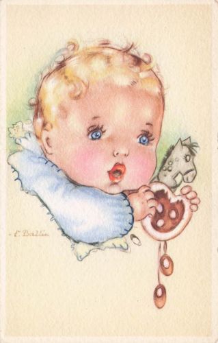 KINDER Portrait Vintage Ansichtskarte Postkarte