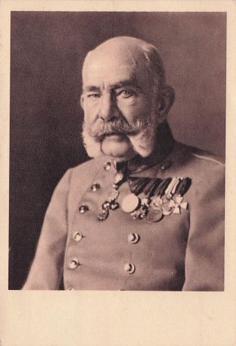 Ak Kaiser Franz Joseph I., Portrait, Orden
