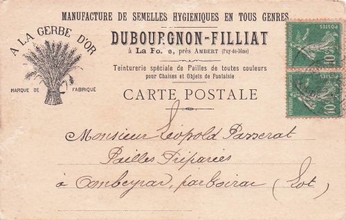 Unternehmen namens Dubourgnon-Filliat, das hygienische Einlegesohlen