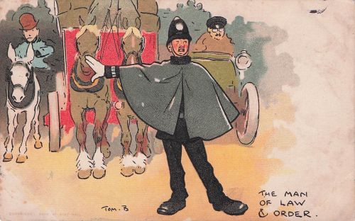 Titel "THE MAN OF LAW "Tom. B" signiert.