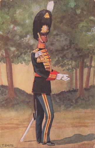 Niederländische Militäruniform Garderegiment Grenadiere 1949 Postkarte Nr. 1