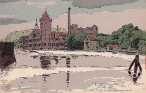 Verkade Fabriken in Zaandam, Niederlande.