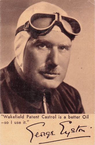 Das Bild zeigt den britischen Rennfahrer und Ingenieur George Eyston (1897-1979).