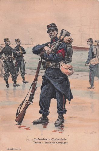 6.- Infanterie Coloniale Troupe Tenue de Campagne