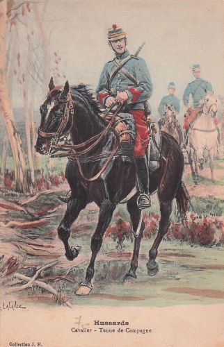 Hussards Cavalier Tenue de Campagne