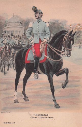 Hussards Officier Grande Tenue